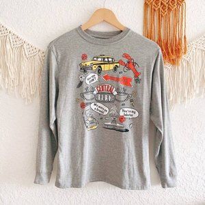 Friends Long Sleeve Crew Graphic Tee